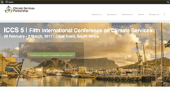 Desktop Screenshot of climate-services.org